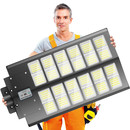 6000 Watt Solar Street Lights With Motion Sensor IP65 Waterproof