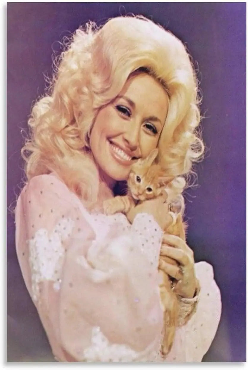 Top Modern Dolly Parton Poster Canvas Wall Art Decor