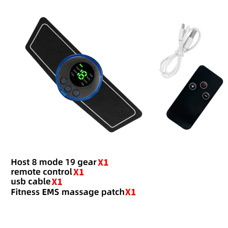 CAMMUO USB Rechargeable EMS Muscle Stimulator Hip Abdominal Trainer