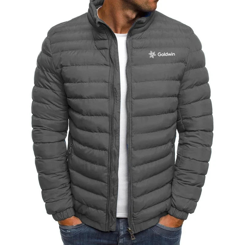 CN Hunan Jiangxi Mens Zippered Winter Jacket Outerwear