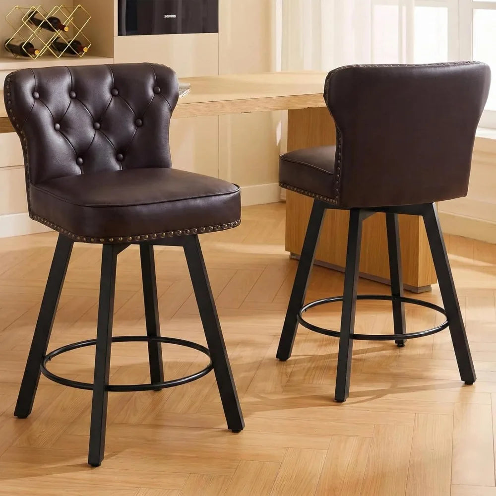 Guangbai Counter Height Bar Stools Set Of 4 Mid Century