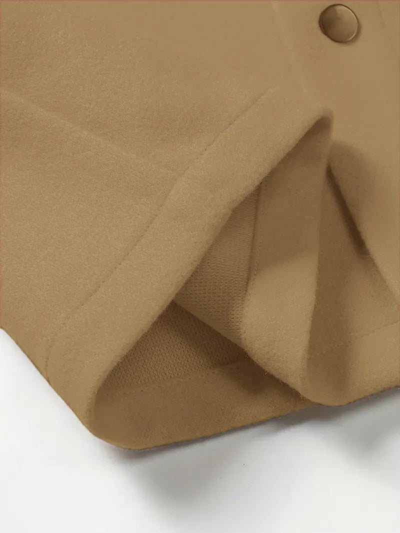 Zhejiang CN Men Turtleneck Wool Jacket Casual Business Style