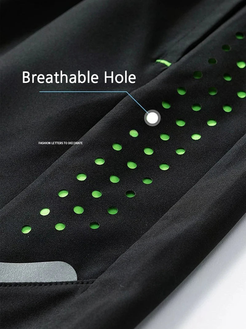 TIKALIACN Quick Dry Men Running Shorts Breathable Workout