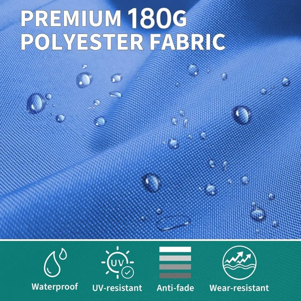 Highconcerned 15ft Rectangular Patio Umbrella With Base Included