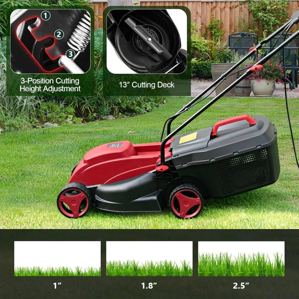 Origin Electric Lawn Mower 10 Amp Corded Push Lawn Pro