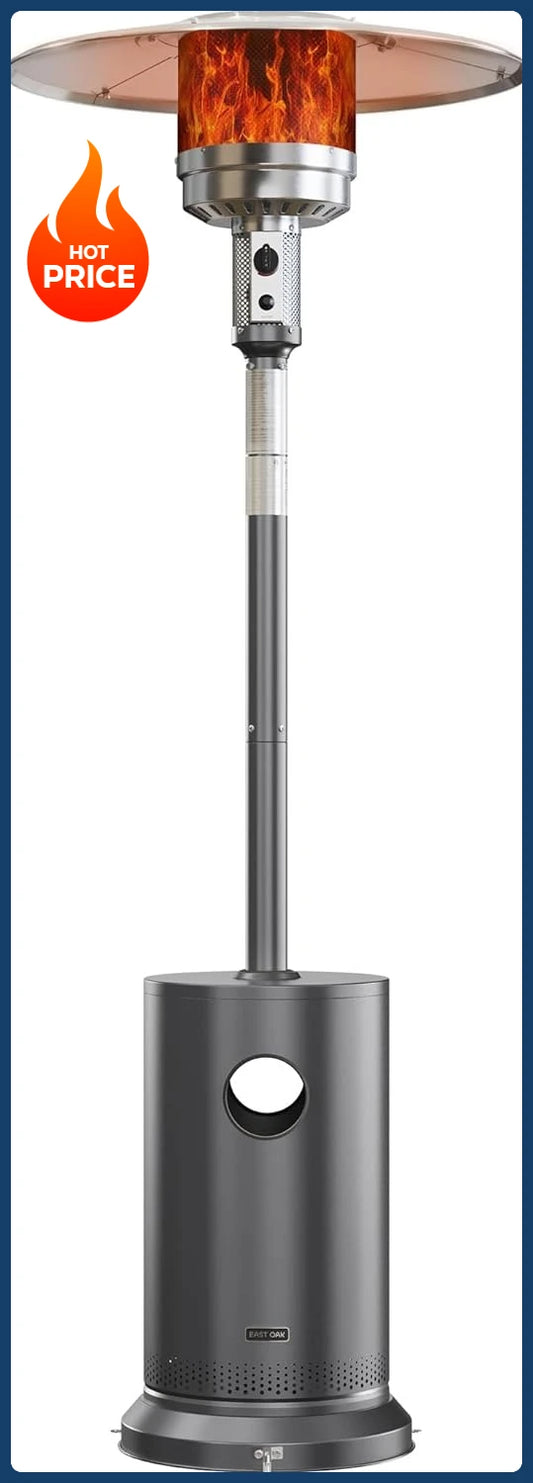 XMSJ 48000 BTU Patio Heater With Round Table Design