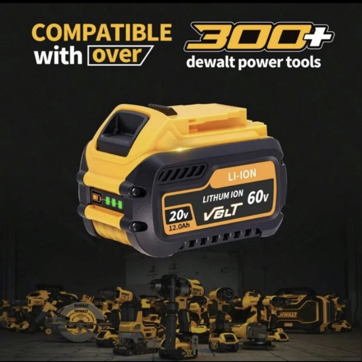 Blawhi 12000mAh Dewalt FlexVolt Battery Pack DCB609 DCB606 DCB612