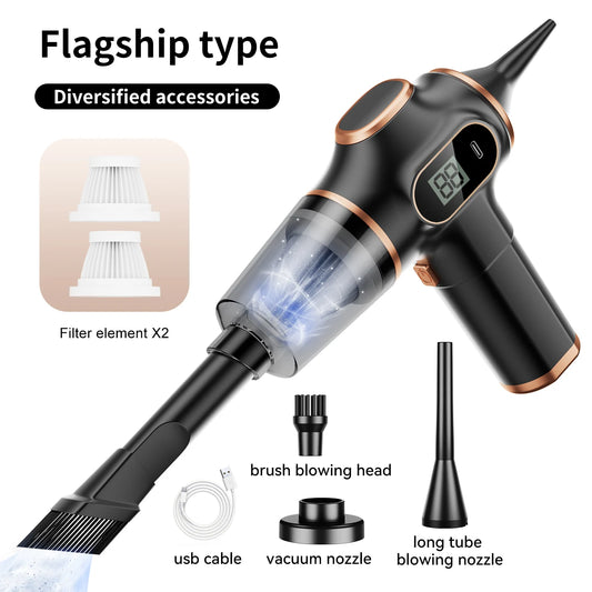 Wireless Car Vacuum Cleaner Cordless HEPA Dust Mini Vacuum