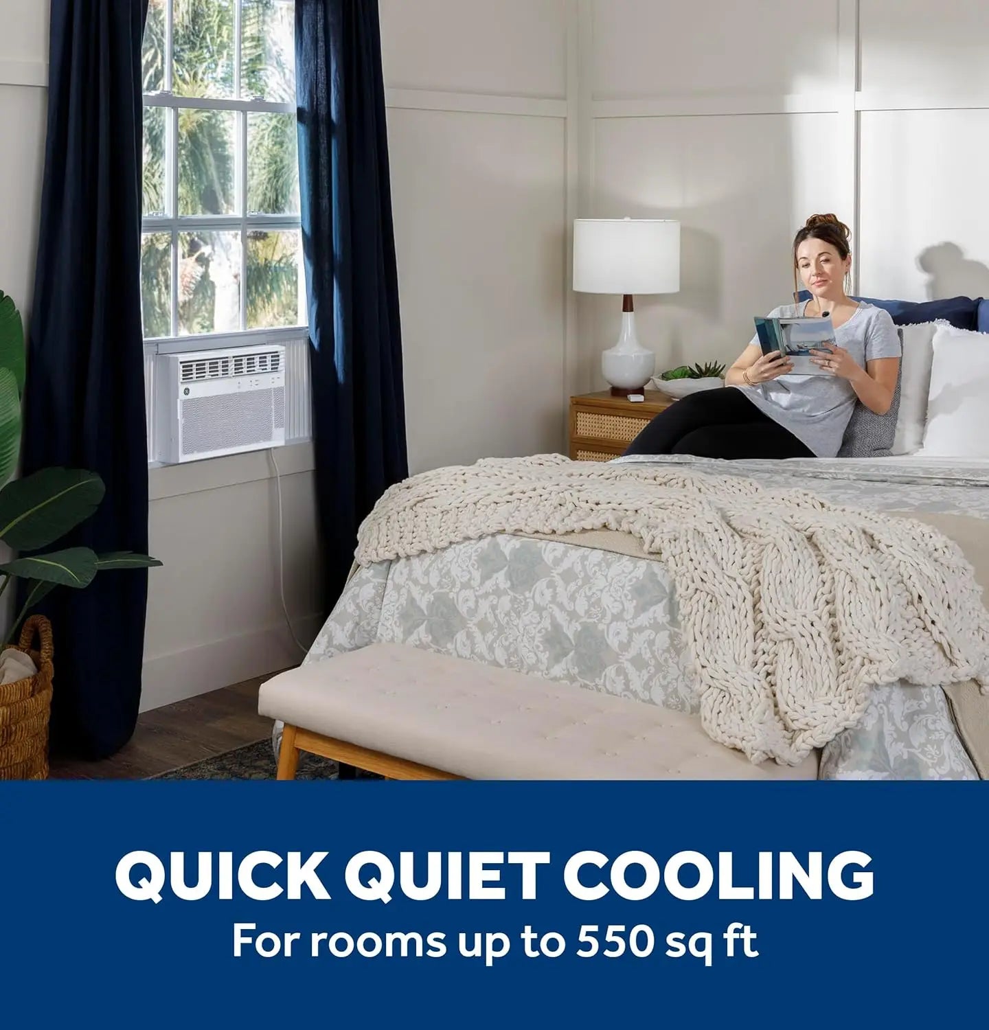 XMSJ WiFi Enabled Air Conditioner 12000 BTU 550 Sq Ft