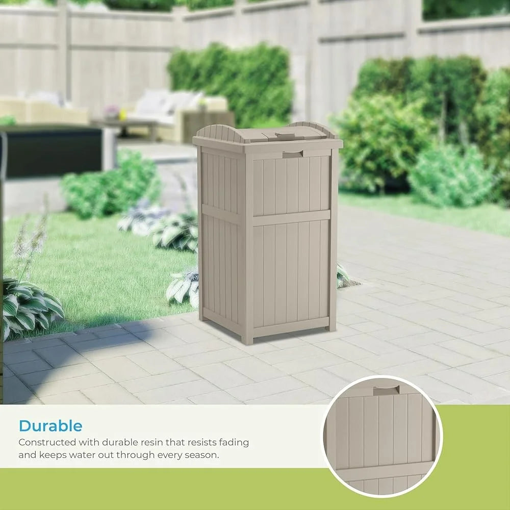 Fujian Hign Durable Resin Outdoor Trash Bin For Garden