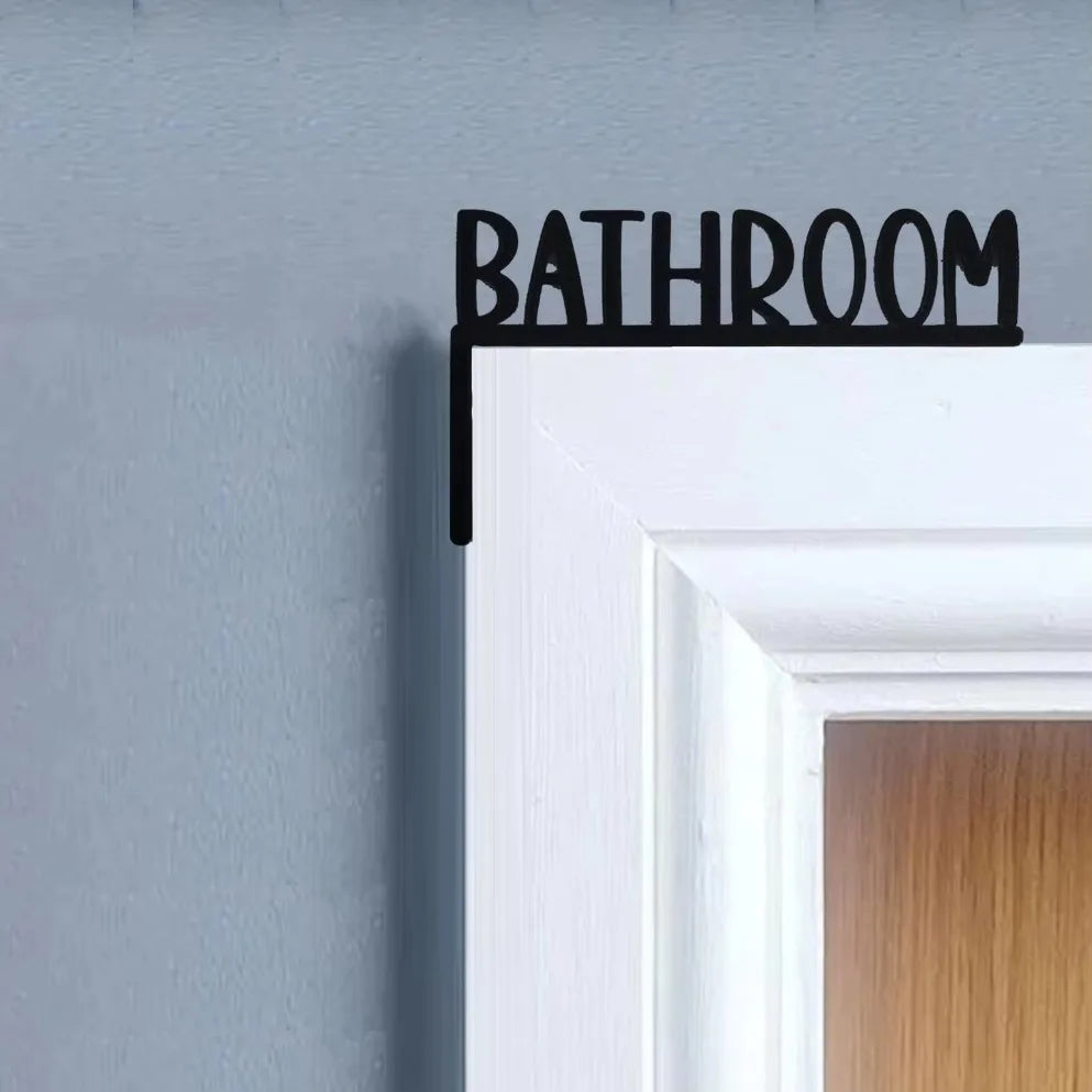 HELLOYOUNG Wall Mounted Bathroom Sign Letter And Number
