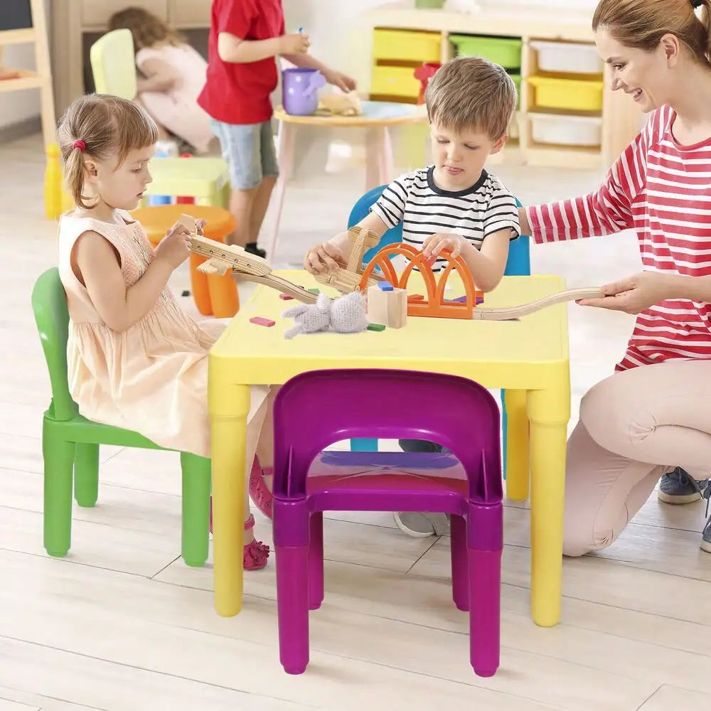 Kids Table and Chairs Set for Toddlers Play Time Fun