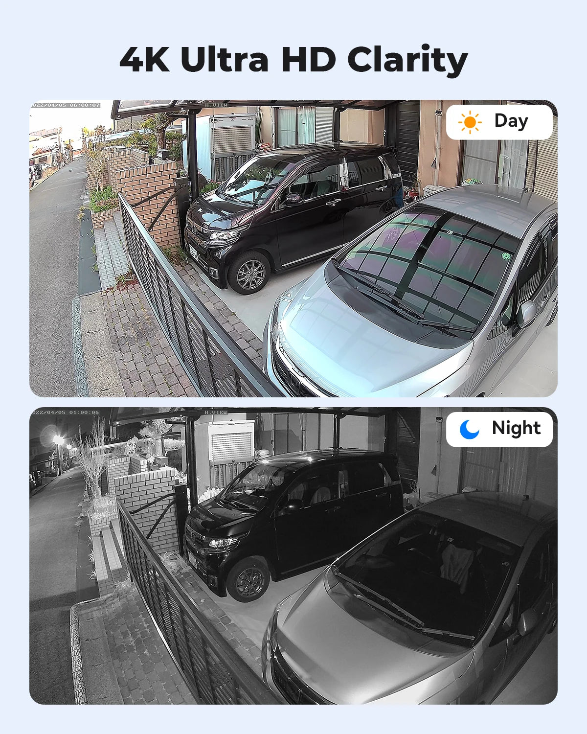 H.VIEW 4K 5MP 8MP PoE CCTV Security Camera System Kit