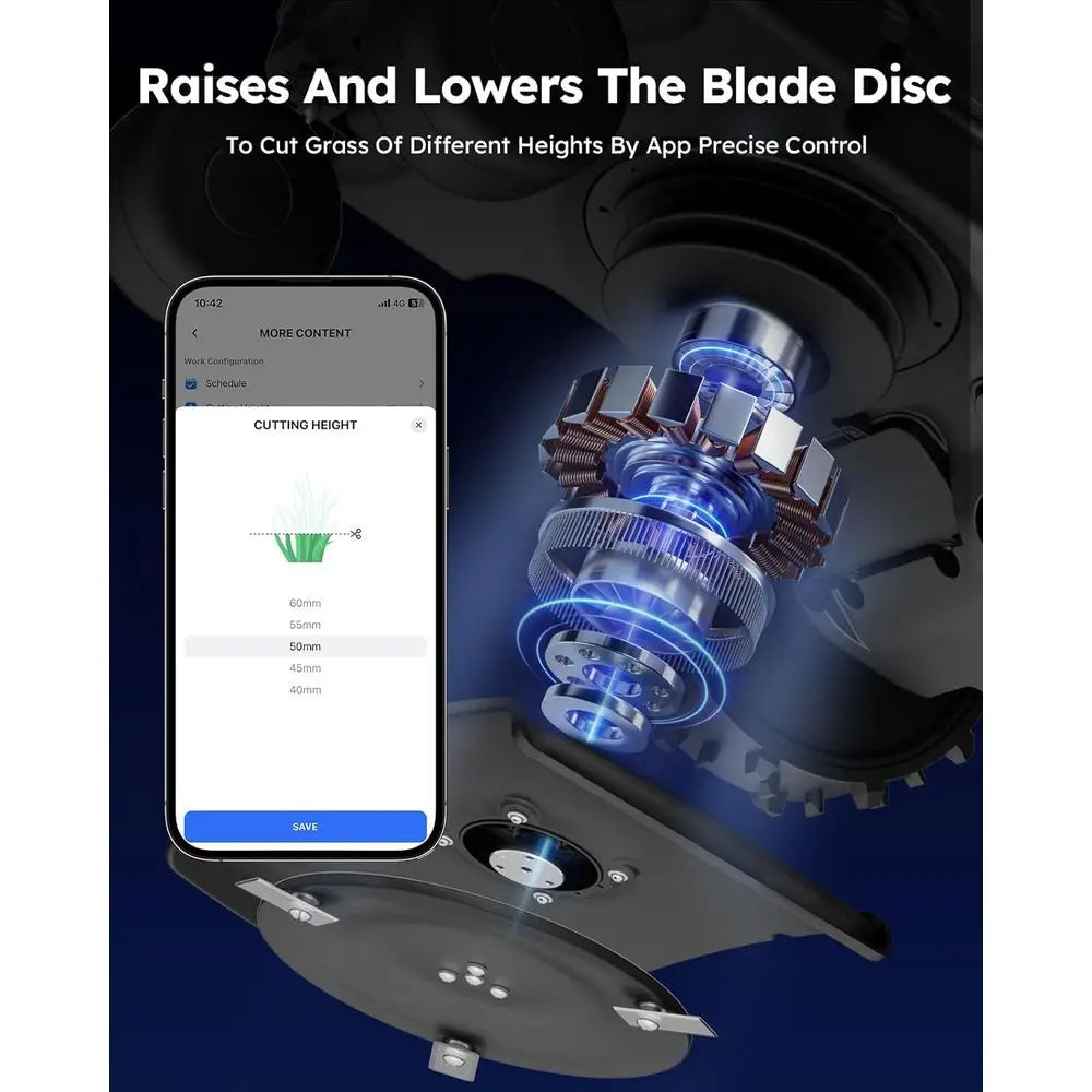 Efficient Robotic Lawn Mower With Auto Mapping Waterproof