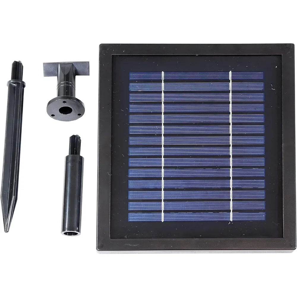 Solar Fountain With Battery Backup 2 Layer Outdoor Earth Finish