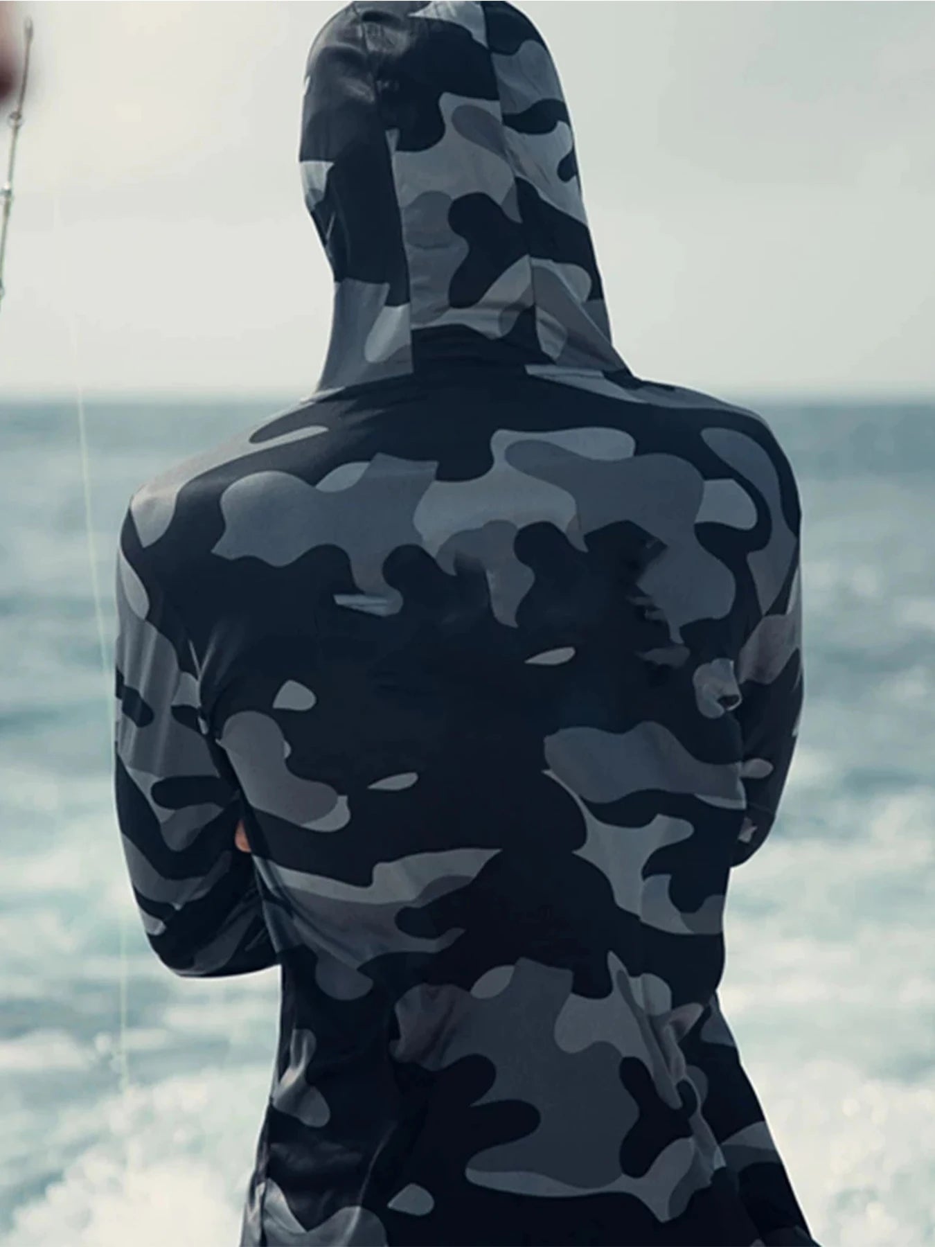 Hign-concerned Fishing Hoodie Long Sleeve Sun Shirt