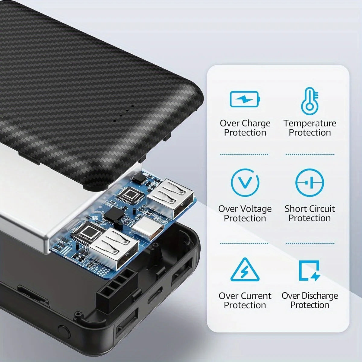 MCDVGear 20000mAh Power Bank Portable Charger 5V3A USB