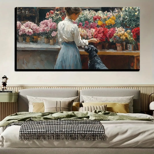 Hign-concerned Natural Landscape Vintage Oil Painting Art