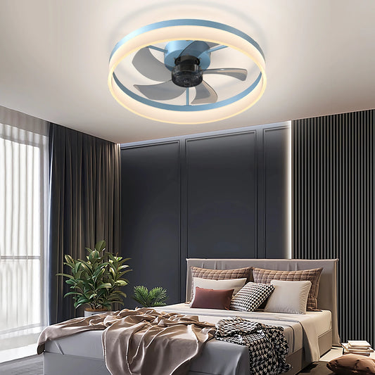 ARLGSITE LED Ceiling Fan With Remote Control Light
