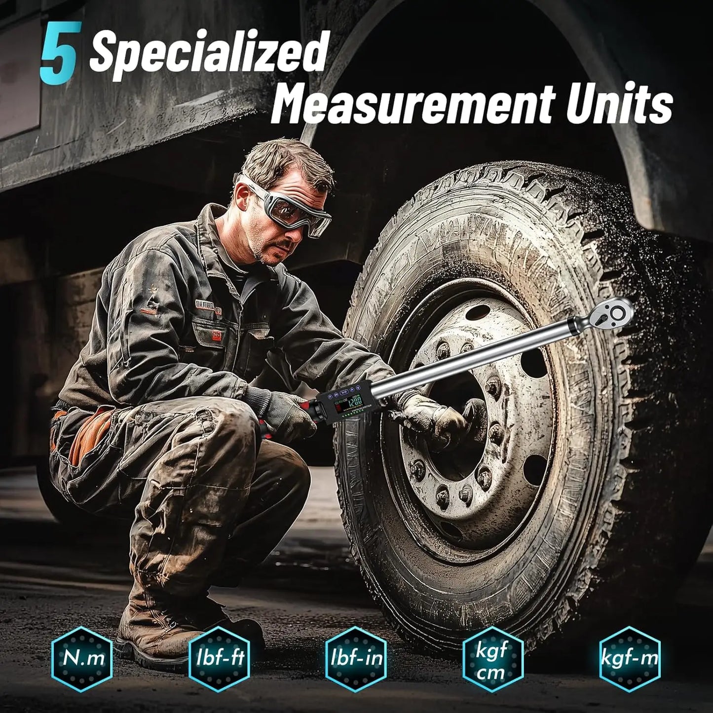 Seesii Digital Torque Wrench 340 Nm With Three Modes