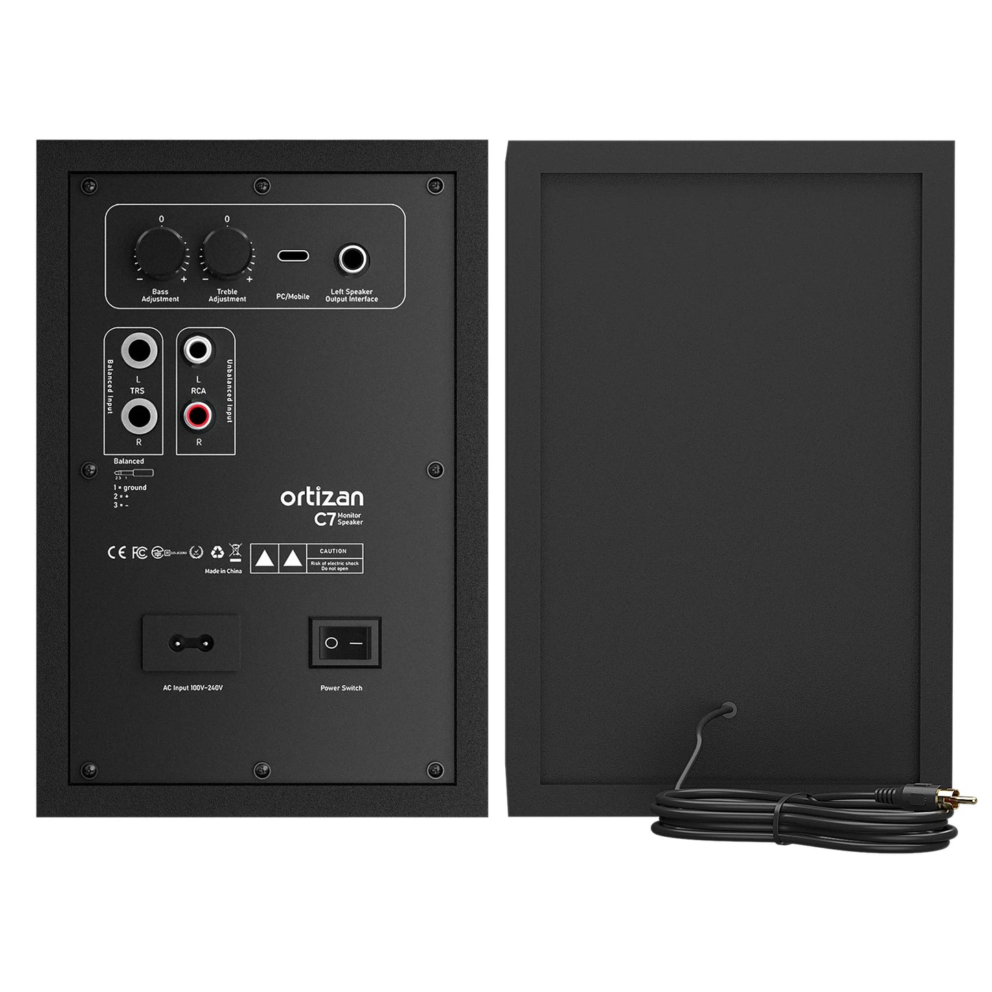Ortizan C7 Dual Mode 2.0 Studio Monitors Bluetooth 5.3