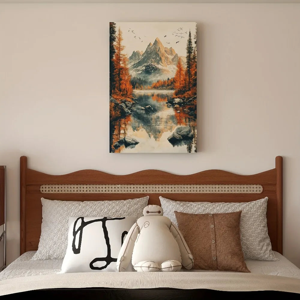 Hign Concerned Autumn Landscape Fantasy Painting Decor