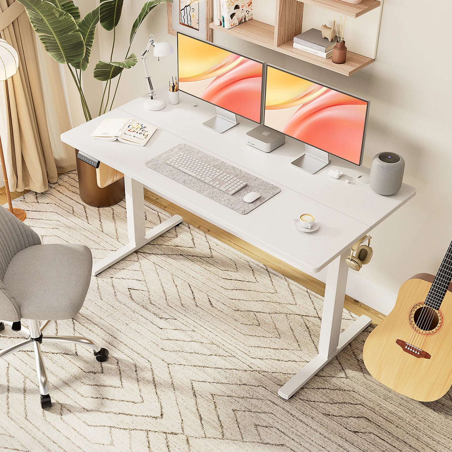 JHK Electric Standing Desk Height Adjustable Ergonomic Computer Desk