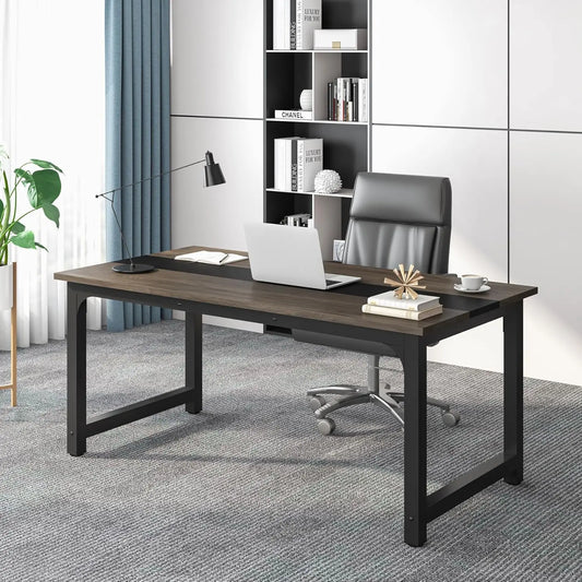 LITTLE TREE Executive Desk For Modern Home Office Workspace