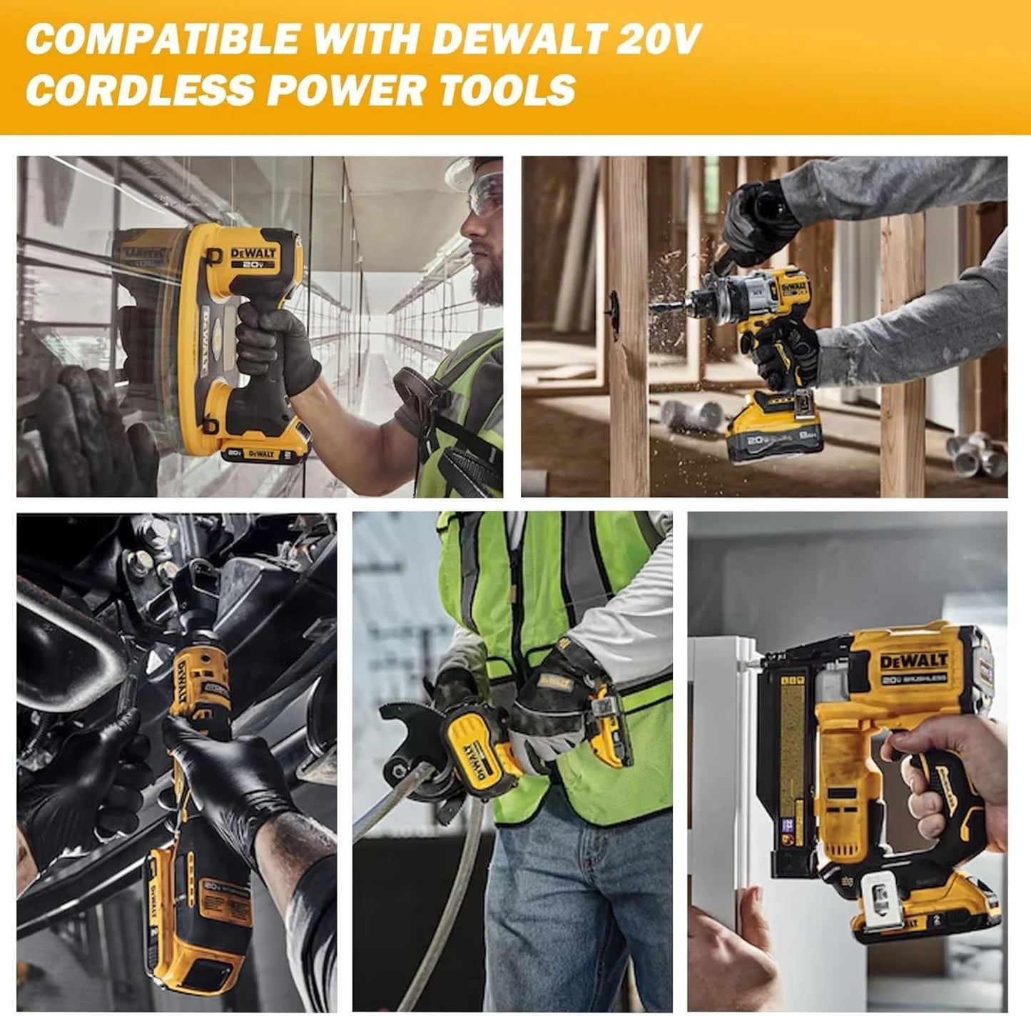 Hign-concerned 8.4Ah Replacement Battery for DeWalt 20V DCB Series