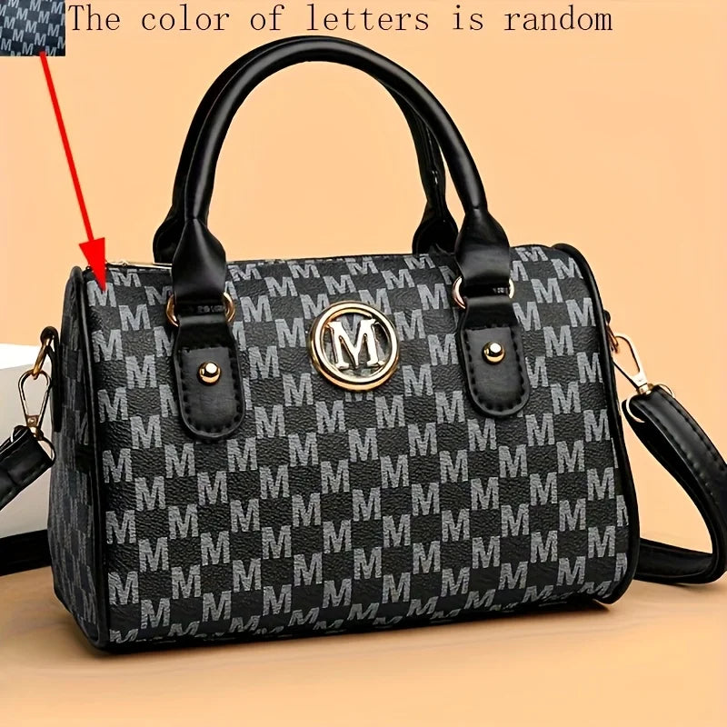 New Style Crossbody Bag M Word Pattern Detachable Strap Unisex