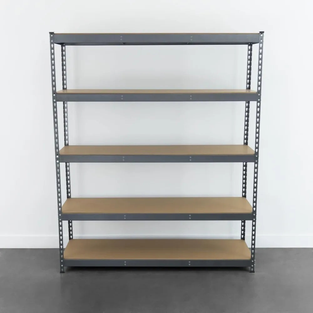 MonsterRax Modular Garage Shelving 5 Tier Heavy Duty Steel