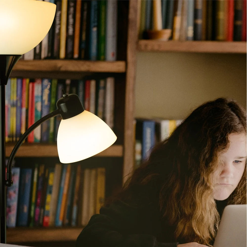 XMSJ Torchiere Floor Lamp Reading Light Energy Efficient LED For Living Room