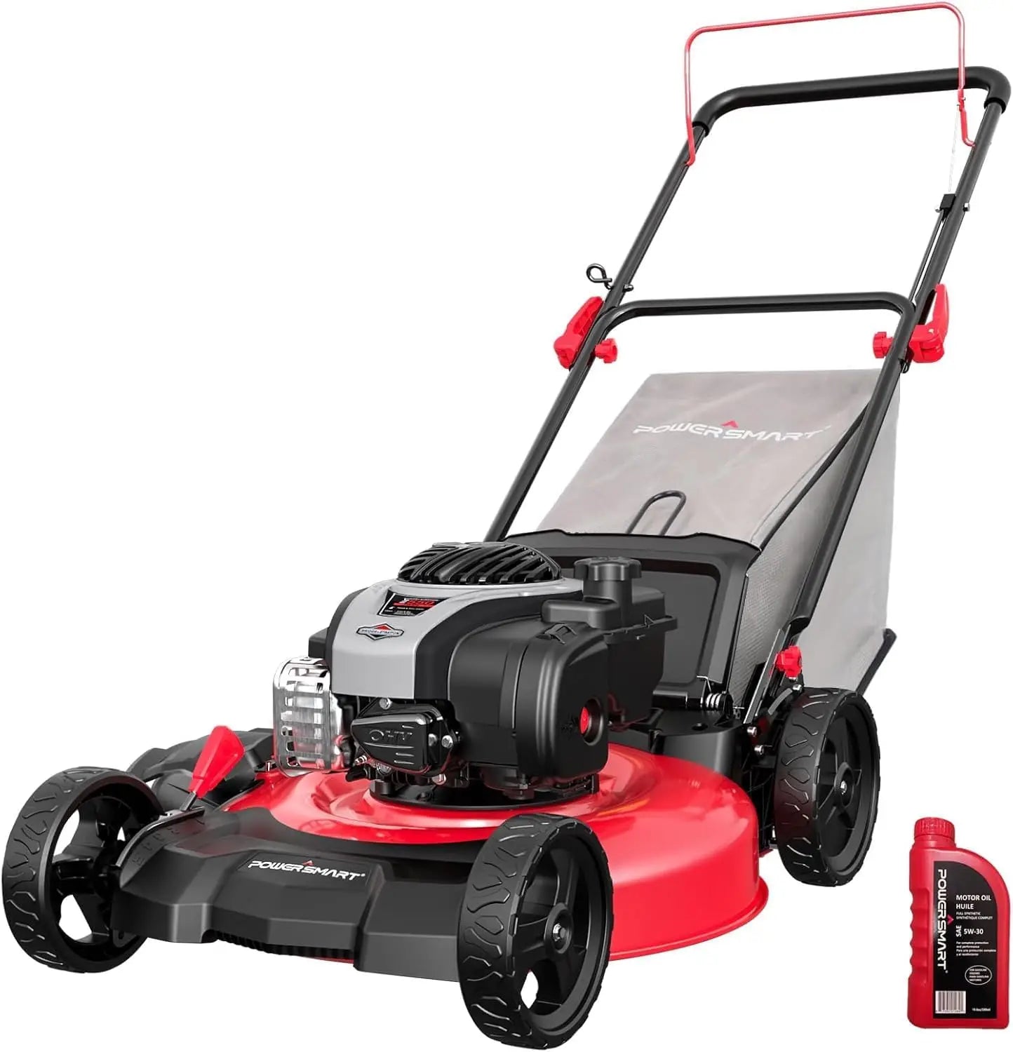 XMSJ 3in1 Gas Push Lawn Mower 140cc BS Engine