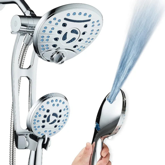 XMSJ High Pressure Handheld And Rain Shower Head Combo
