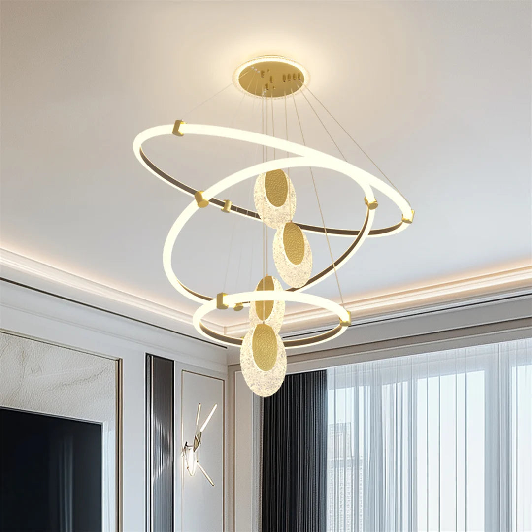 Vrygle LUVODI Three Layer LED Ceiling Chandelier