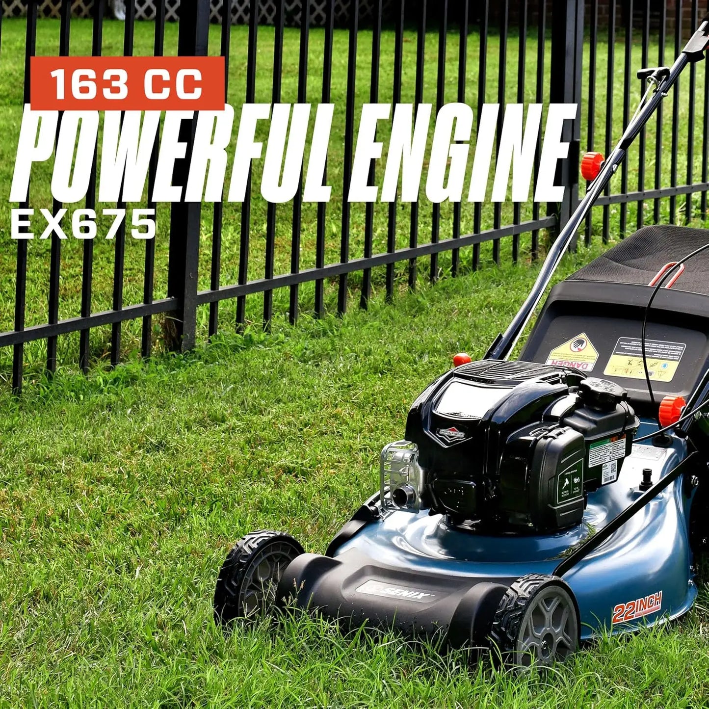 XMSJ LSSG H1 Gas Lawn Mower Self Propelled 3 In 1 Unit