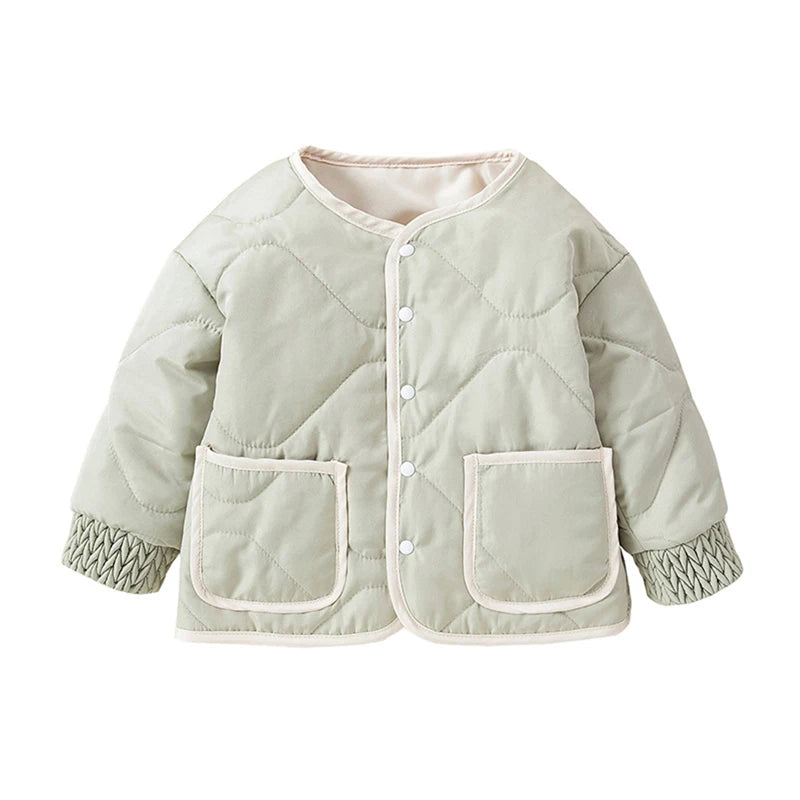 Guangdong Kids Quilted Puffer Jacket Hood Zipper Closure