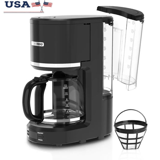 XMSJ Programmable Drip Coffee Maker With Auto Shut Off