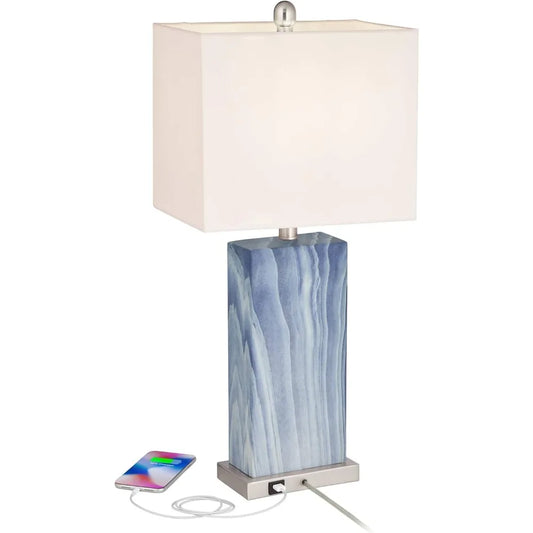 Hign-concerned Connie Modern Table Lamps With USB Ports