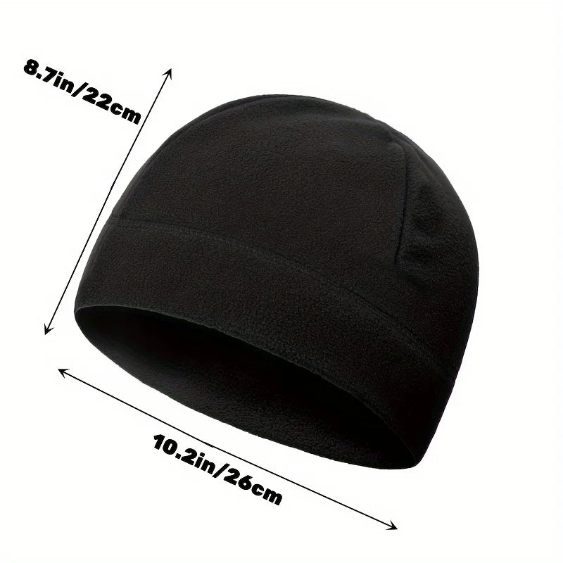 Unisex Windproof Polar Fleece Beanie Hat For Winter Ski