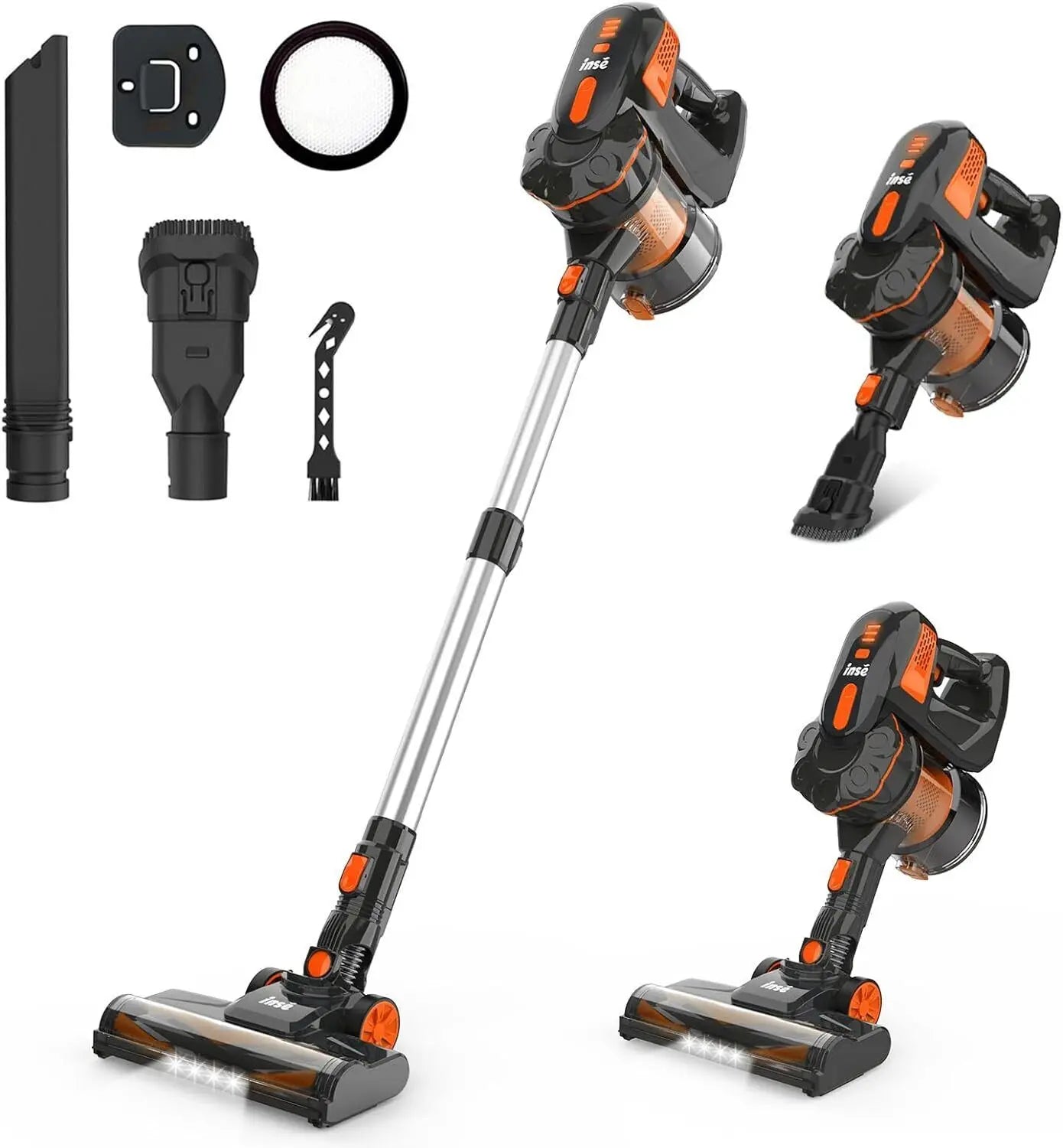 INSE V770 Cordless Stick Vacuum Cleaner 40 Minute Runtime