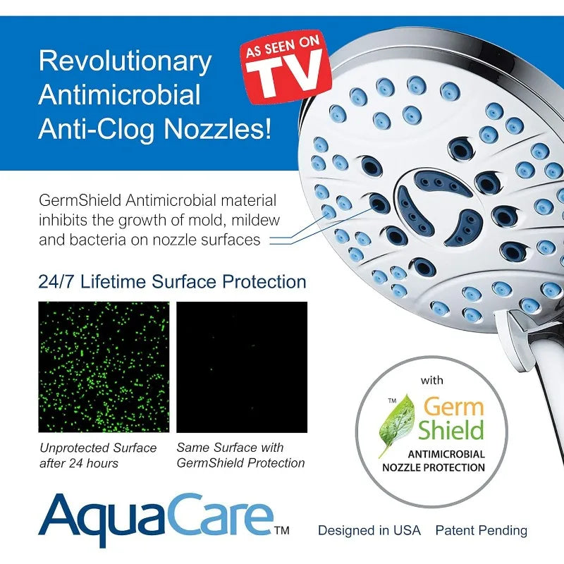 XMSJ High Pressure Handheld And Rain Shower Head Combo