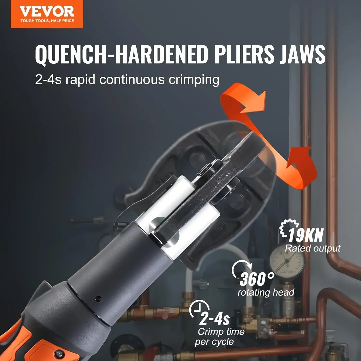 XMSJ Mini ProPress 18V Electric Pipe Crimp Tool For Copper