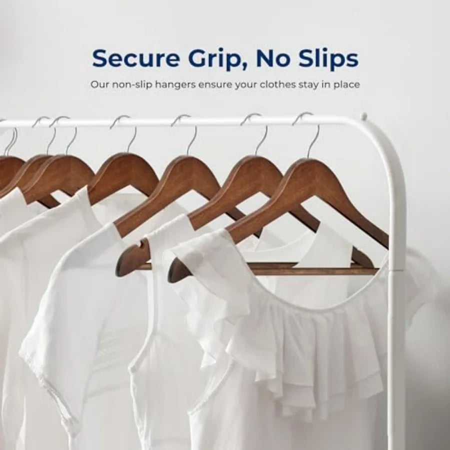 Hign Concerned Wooden Clothes Hangers 30 Pack Heavy Duty