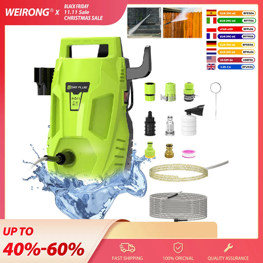 DayPlus High Pressure Washer Portable Electric Jet Washer for Patio