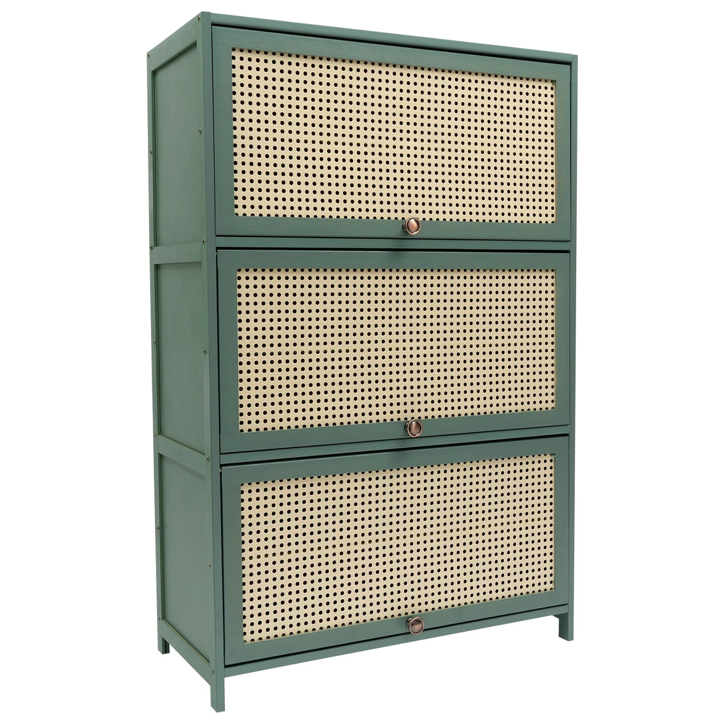 Drawer 7 Layer Bamboo Shoe Storage Organizer For Entryway