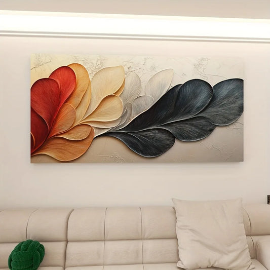 Hign-Concerned Vibrant Leaf Canvas Art Print Wall Decor