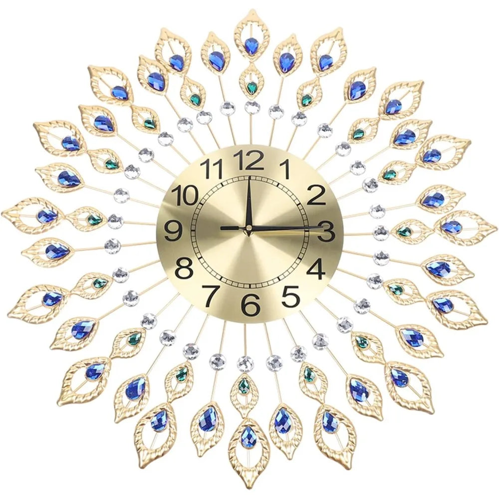 Hign Concerned Chemical Crystal Wall Clock Elegant Design