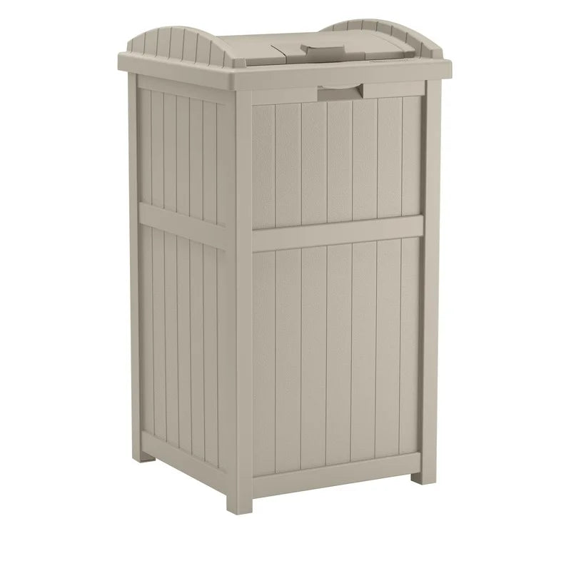XMSJ Durable Outdoor Hideaway Trash Can With Security Lid
