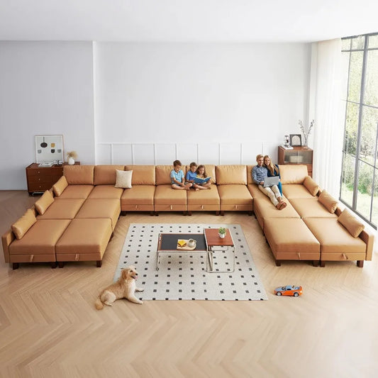 XMSJ Modular Sectional Sofa With Storage For Living Room